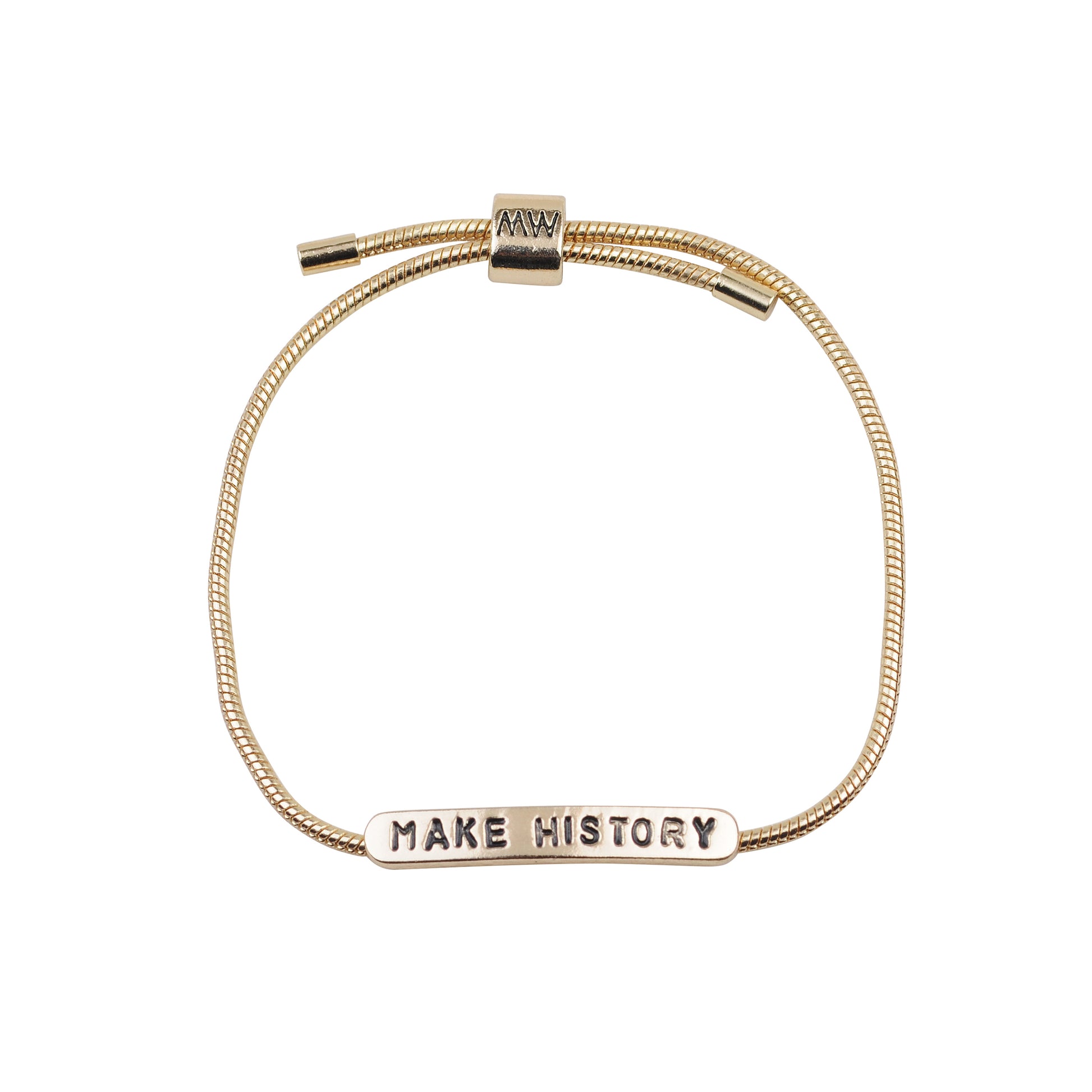 2122-GOLD 2122 - Make History Bracelet - Wholesale Bracelet - Most Wanted USA