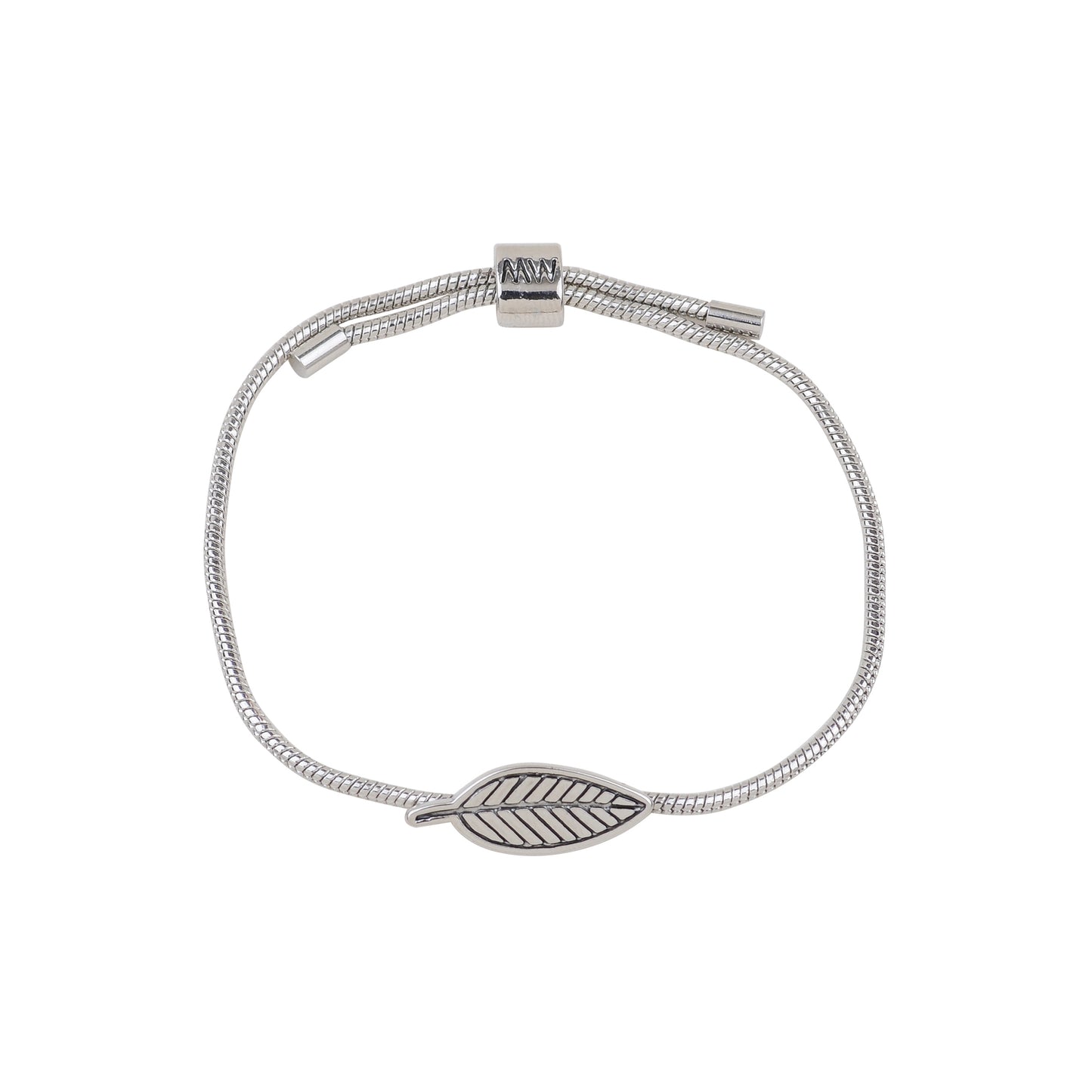 2125-SILVER 2125 - Leaf Bracelet - Wholesale Bracelet - Most Wanted USA