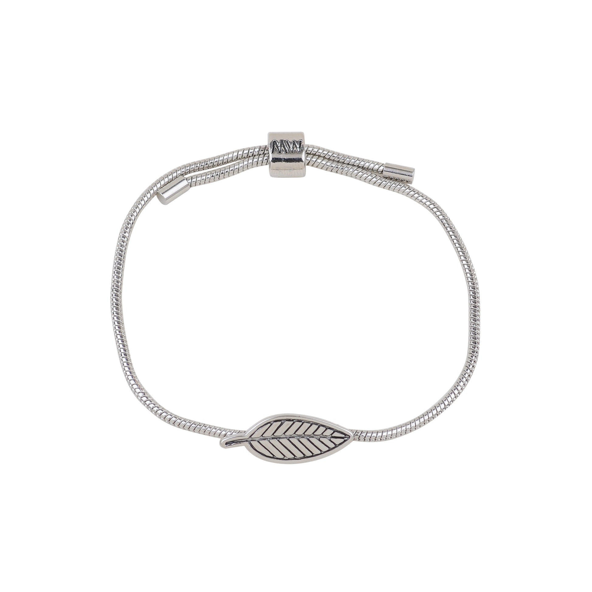 2125-SILVER 2125 - Leaf Bracelet - Wholesale Bracelet - Most Wanted USA