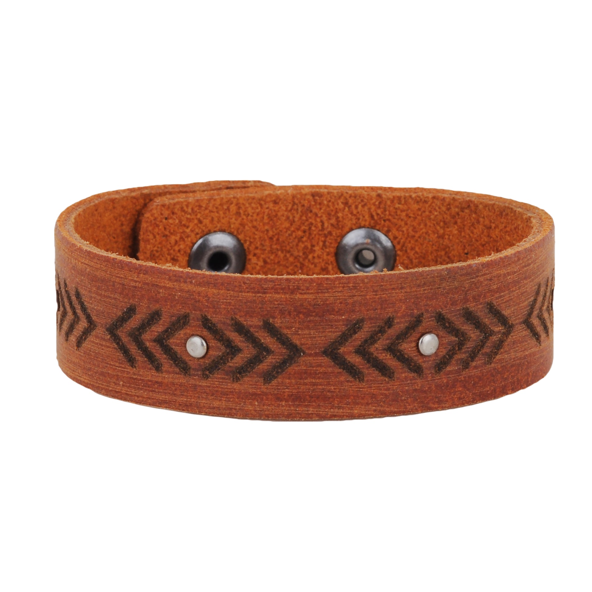2128-TAN 2128 - Arrow Studded Bracelet - Wholesale Bracelet - Most Wanted USA