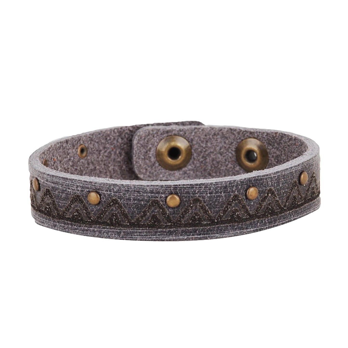 2131GREY 2131 - Mountain Studded Bracelet - Wholesale Bracelet - Most Wanted USA