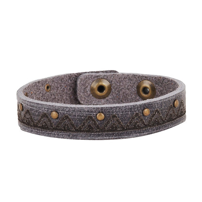 2131GREY 2131 - Mountain Studded Bracelet - Wholesale Bracelet - Most Wanted USA