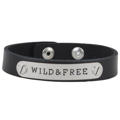 2139-BLACK 2139 - Wild and Free B/W Bracelet - Wholesale Bracelet - Most Wanted USA