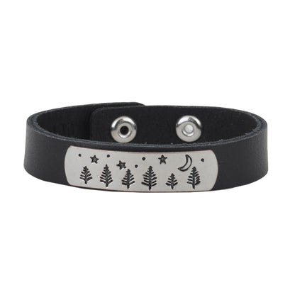2140-BLACK 2140 - Forest Tree Bracelet - Wholesale Bracelet - Most Wanted USA