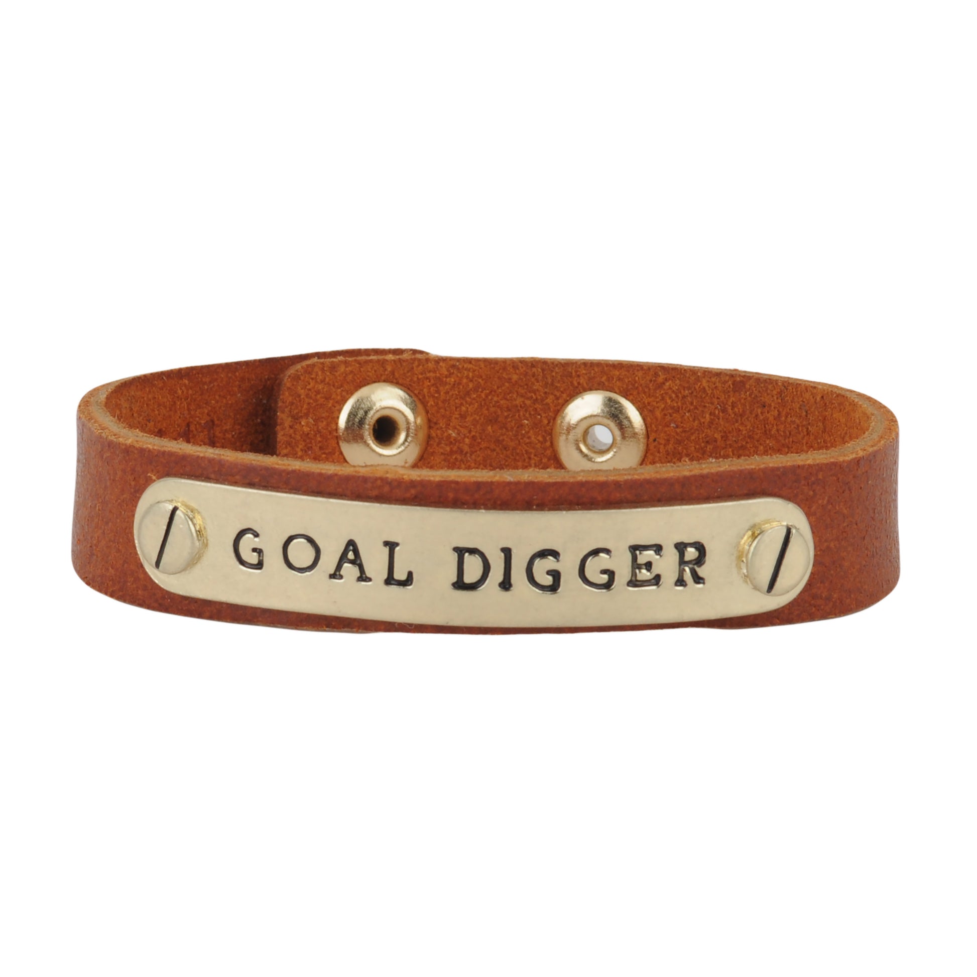 2141-TAN 2141 - Goal Digger Bracelet - Wholesale Bracelet - Most Wanted USA