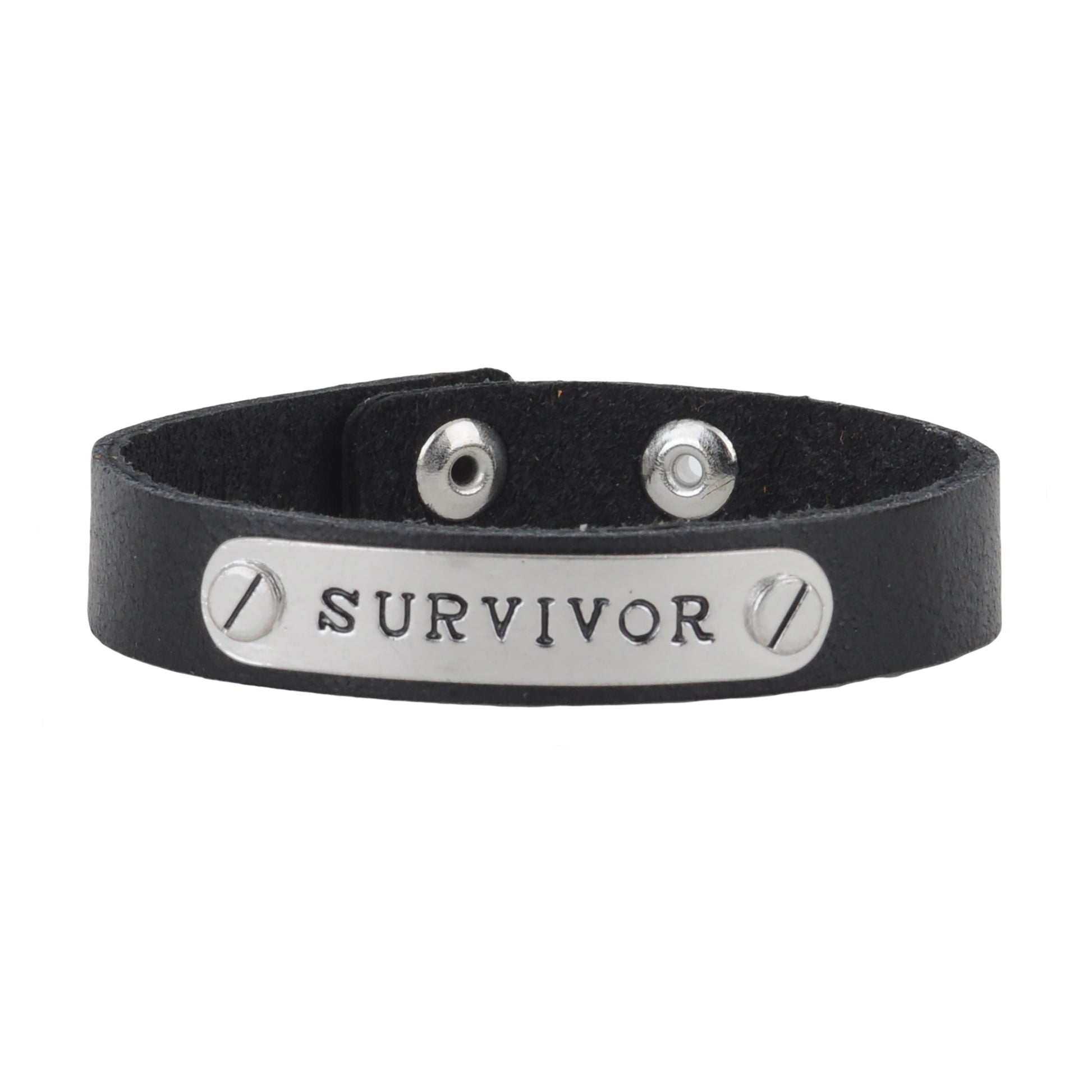 2144-BLACK 2144 - Survivor Bracelet - Wholesale Bracelet - Most Wanted USA