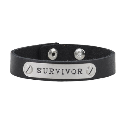 2144-BLACK 2144 - Survivor Bracelet - Wholesale Bracelet - Most Wanted USA
