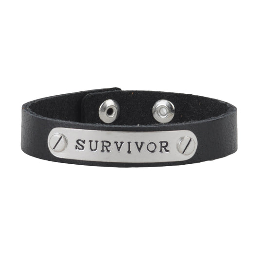 2144-BLACK 2144 - Survivor Bracelet - Wholesale Bracelet - Most Wanted USA