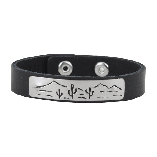 2151-BLACK 2151 - Cactus Landscape Bracelet - Wholesale Bracelet - Most Wanted USA
