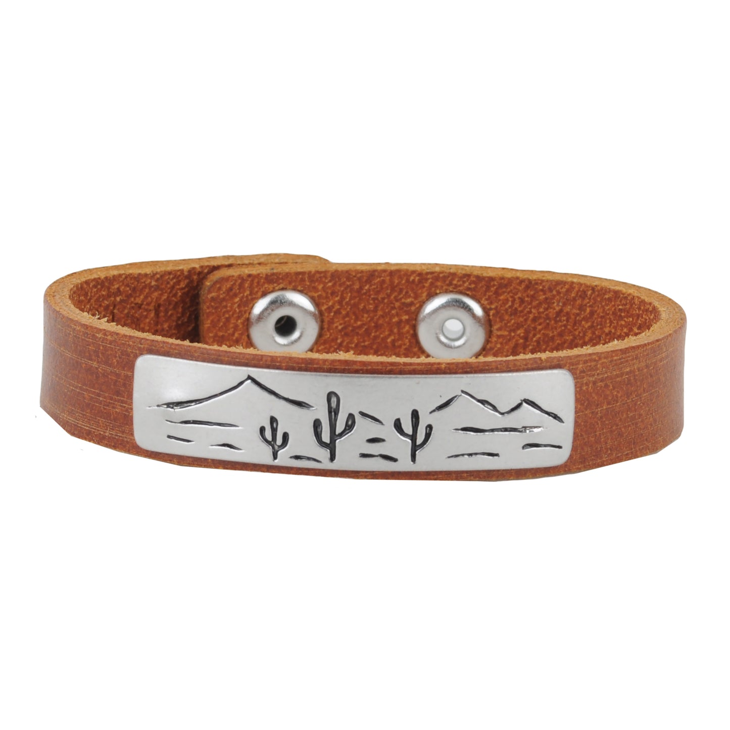 2151-TAN 2151 - Cactus Landscape Bracelet - Wholesale Bracelet - Most Wanted USA