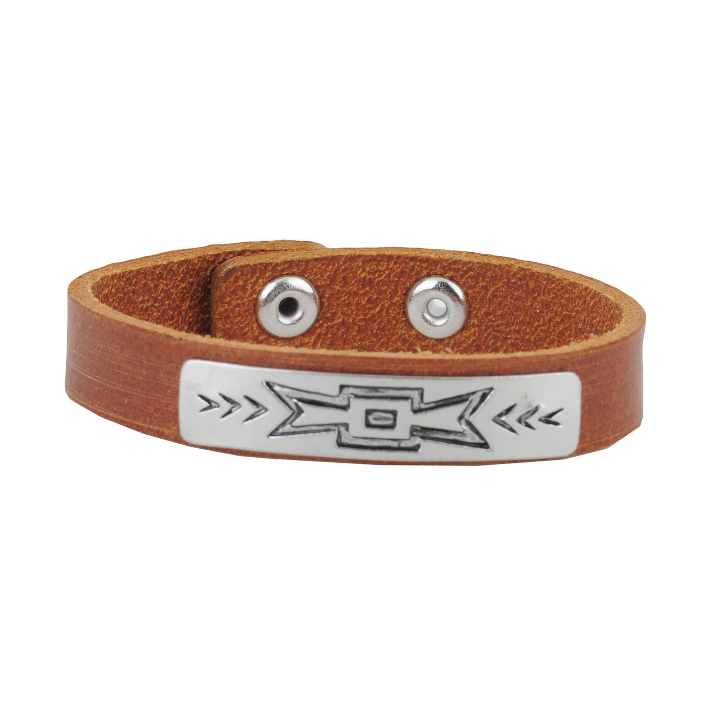 2152-TAN 2152 - Geo Aztec Motif Bracelet - Wholesale Bracelet - Most Wanted USA