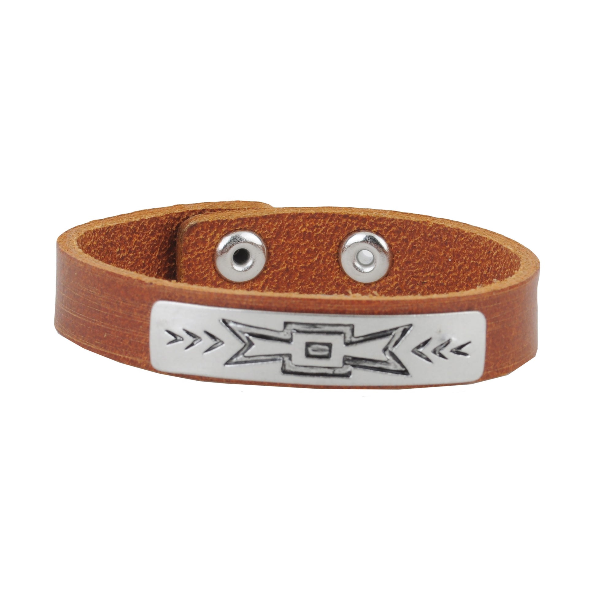 2152-TAN 2152 - Geo Aztec Motif Bracelet - Wholesale Bracelet - Most Wanted USA
