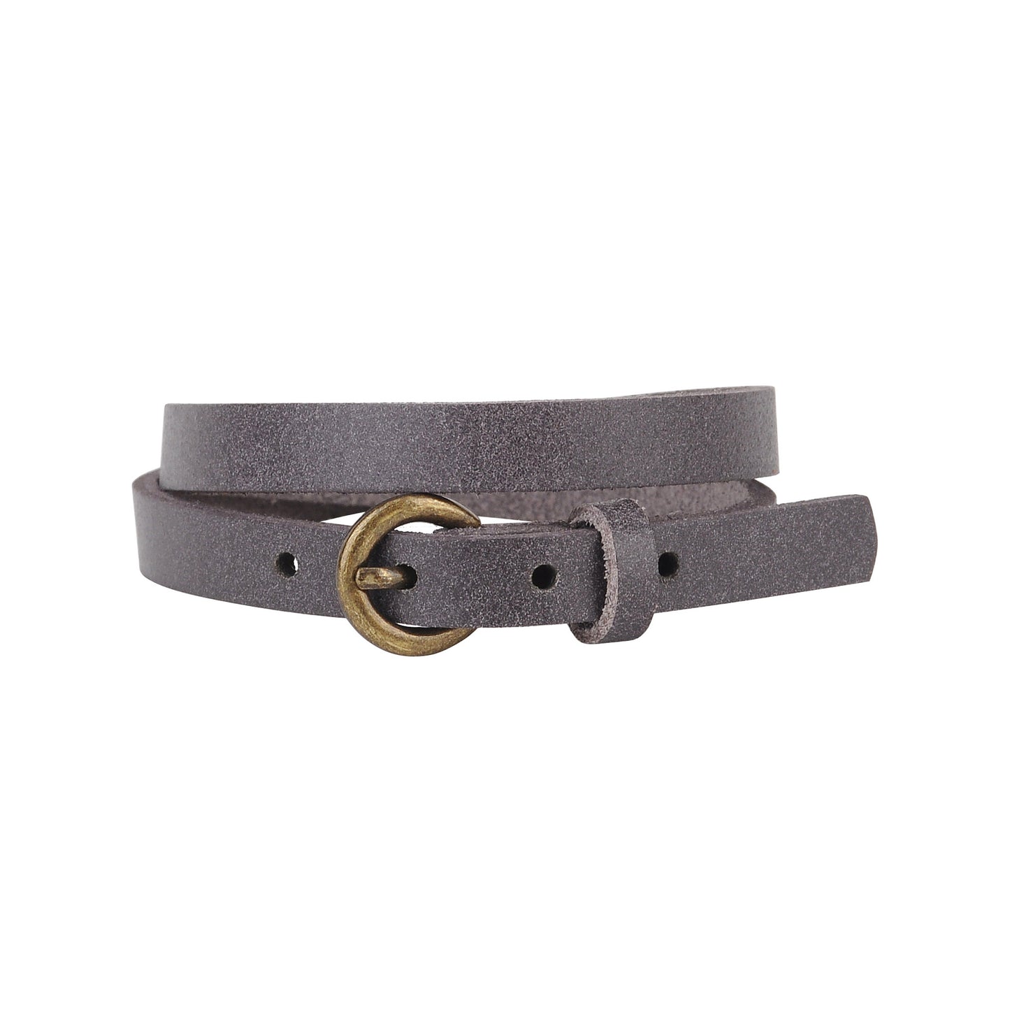 2156-GREY 2156 - Minimalistic Double Wrap Bracelet with Buckle Closure - Wholesale Bracelet - Most Wanted USA