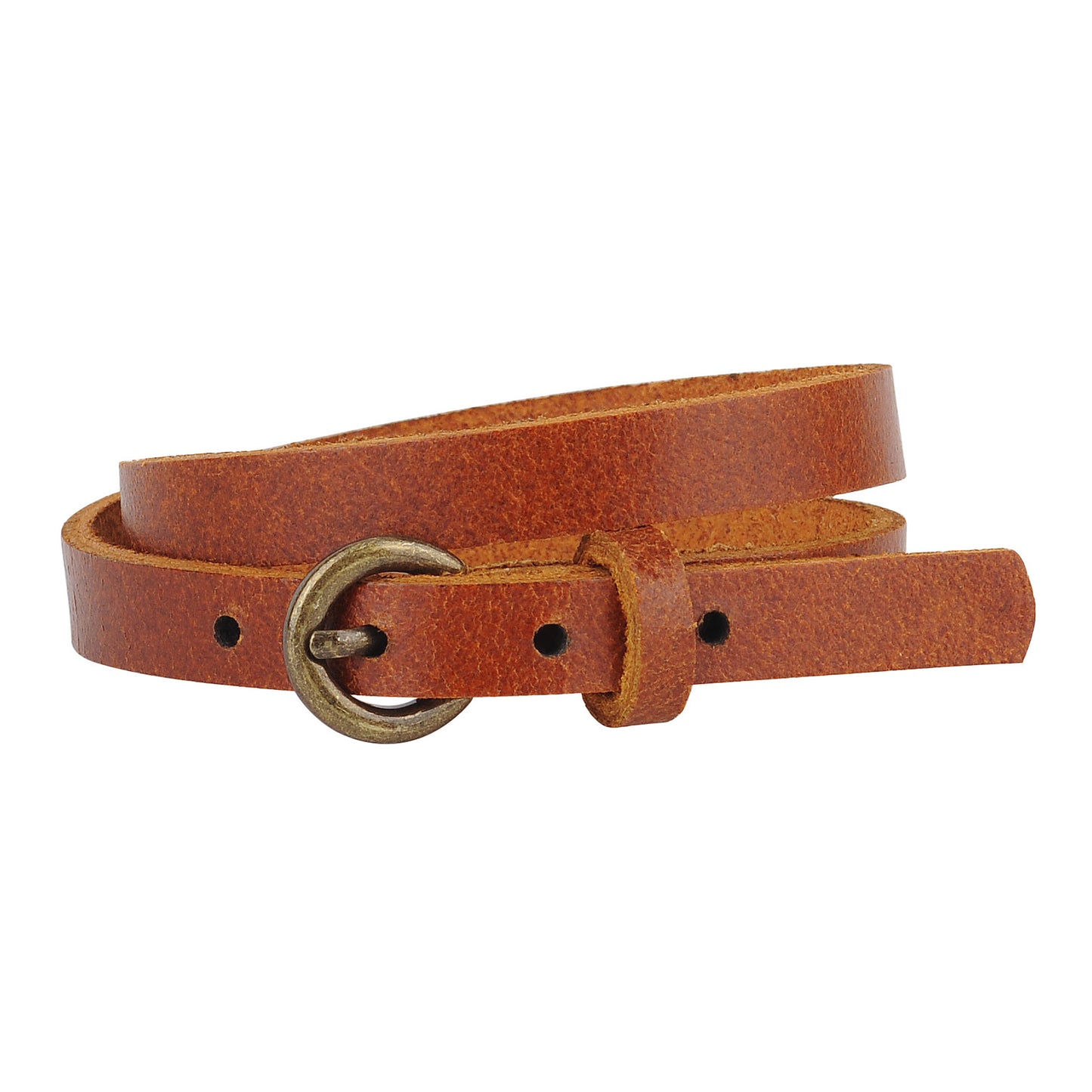 2156-TAN 2156 - Minimalistic Double Wrap Bracelet with Buckle Closure - Wholesale Bracelet - Most Wanted USA