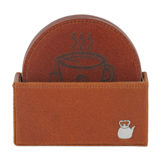 6001-TAN 6001 - Morning Pick Me Up Coasters - Wholesale Home Decor and Gift - Most Wanted USA